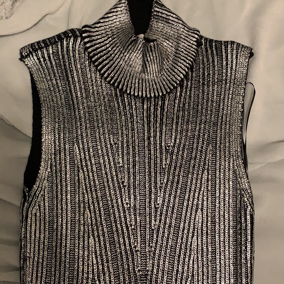Zara metallic knit dress - Picture 3 of 5